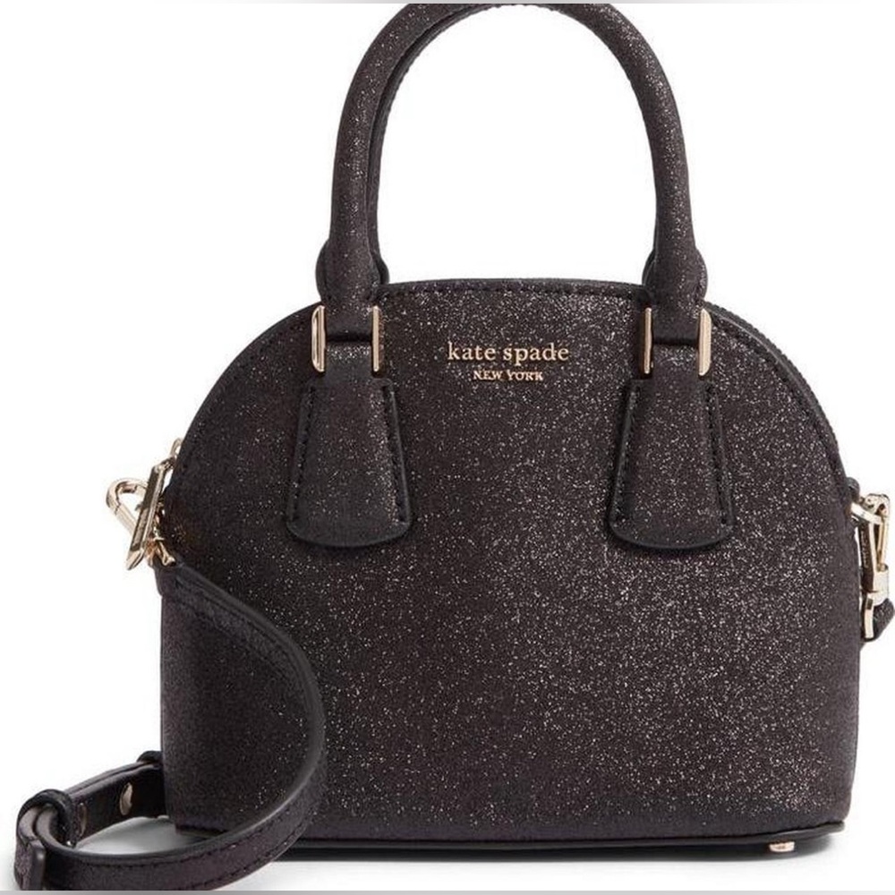 Kate Spade✨🖤🩶Sparkling Black Mini Bag